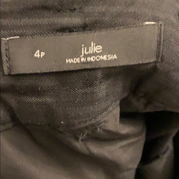 Loft Black Julie Pants Petite Size 4 - Picture 3 of 4